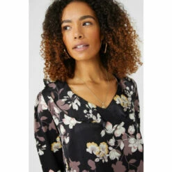 Maine Satin Floral Printed Frill Blouse For Female 10 Maine Satin Floral Printed Frill Blouse For Female -Maine New England Shop unnamed file 2993