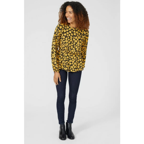 Maine Printed Frill Detail Top For Female 4 Maine Printed Frill Detail Top For Female - Image 2