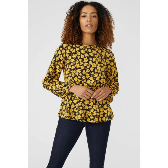 Maine Printed Frill Detail Top For Female 8 Maine Printed Frill Detail Top For Female - Image 6