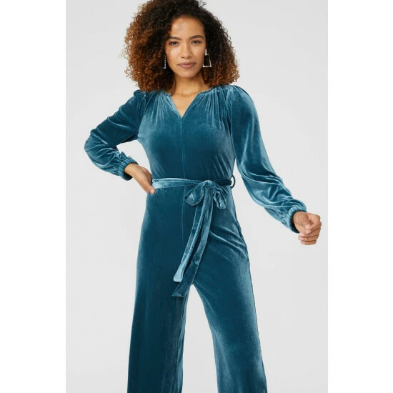 Maine Velvet Long Sleeve Jumpsuit For Female 3 Maine Velvet Long Sleeve Jumpsuit For Female