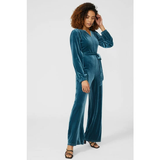 Maine Velvet Long Sleeve Jumpsuit For Female 4 Maine Velvet Long Sleeve Jumpsuit For Female - Image 2