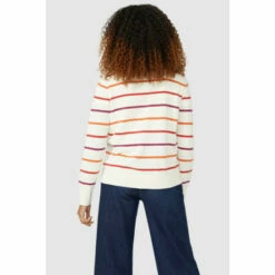 Maine Soft Stripe Button Through Cardigan For Female -Maine New England Shop unnamed file 310