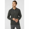 Maine Pique Long Sleeve Polo For Male