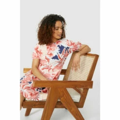 Maine Puff Sleeve Big Leaves Print Tea Dress For Female 12 Maine Puff Sleeve Big Leaves Print Tea Dress For Female -Maine New England Shop unnamed file 3195