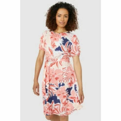 Maine Puff Sleeve Big Leaves Print Tea Dress For Female 13 Maine Puff Sleeve Big Leaves Print Tea Dress For Female -Maine New England Shop unnamed file 3196