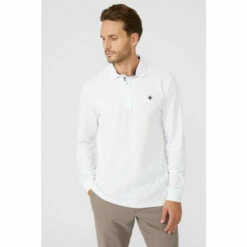 Maine Pique Long Sleeve Polo For Male -Maine New England Shop unnamed file 321