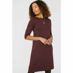 Maine Slash Neck Ponte Tunic Dress For Female -Maine New England Shop unnamed file 3266