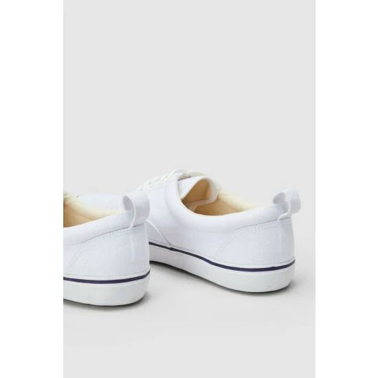 Maine Canvas Lace Up Oxford Trainer For Male 5 Maine Canvas Lace Up Oxford Trainer For Male - Image 3