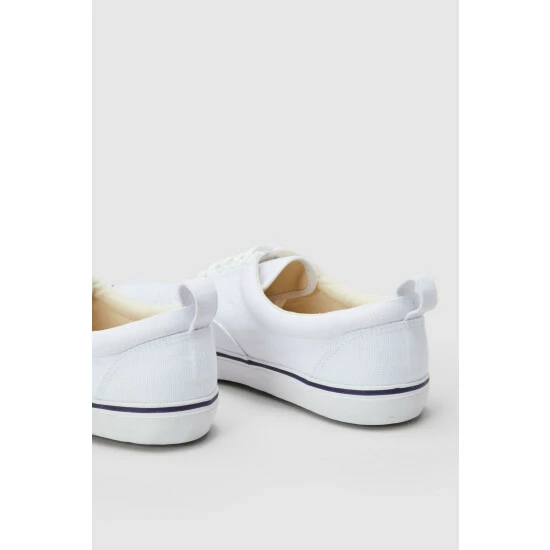 Maine Canvas Lace Up Oxford Trainer For Male 6 Maine Canvas Lace Up Oxford Trainer For Male - Image 4