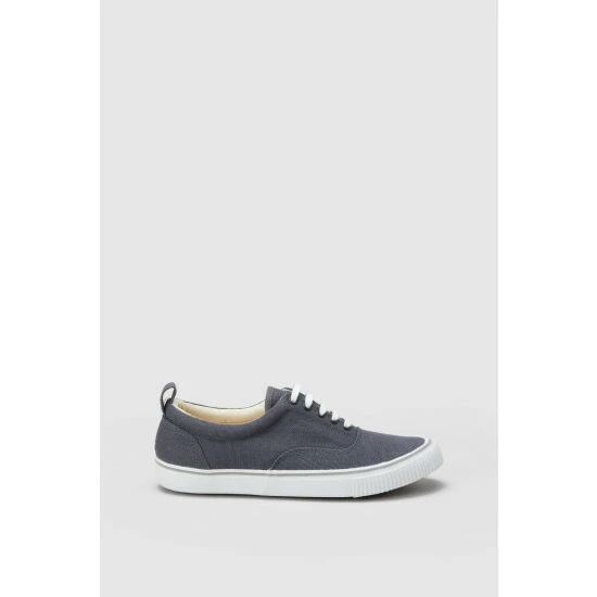Maine Canvas Lace Up Oxford Trainer For Male 8 Maine Canvas Lace Up Oxford Trainer For Male - Image 6