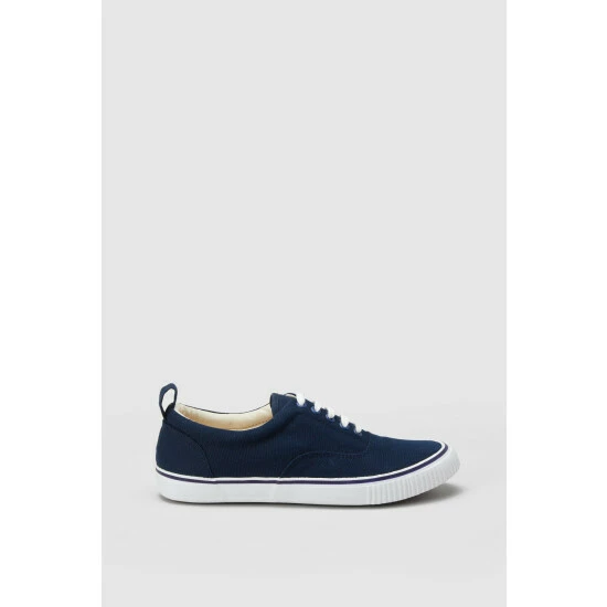 Maine Canvas Lace Up Oxford Trainer For Male 9 Maine Canvas Lace Up Oxford Trainer For Male - Image 7