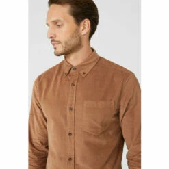 Maine Long Sleeve Fine Cord Shirt For Male -Maine New England Shop unnamed file 3298