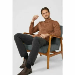 Maine Long Sleeve Fine Cord Shirt For Male -Maine New England Shop unnamed file 3301