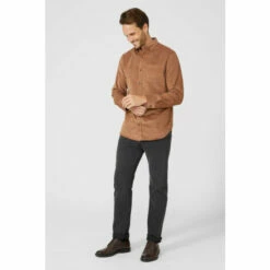 Maine Long Sleeve Fine Cord Shirt For Male -Maine New England Shop unnamed file 3302