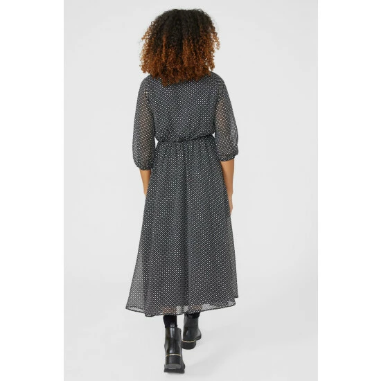 Maine Heart Printed Wrap Front Dress For Female 6 Maine Heart Printed Wrap Front Dress For Female - Image 4