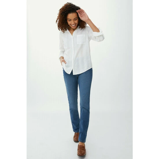 Maine 5 Pocket Straight Leg Jean For Female 3 Maine 5 Pocket Straight Leg Jean For Female