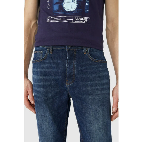 Maine Dark Wash Straight Jean For Male 4 Maine Dark Wash Straight Jean For Male - Image 2