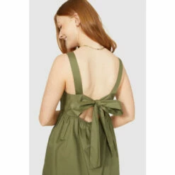 Maine Strappy Tiered Cotton Dress For Female -Maine New England Shop unnamed file 3506