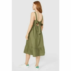 Maine Strappy Tiered Cotton Dress For Female -Maine New England Shop unnamed file 3507