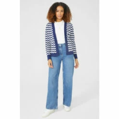 Maine Zig Zag Edge To Edge Short Cardigan For Female -Maine New England Shop unnamed file 3532