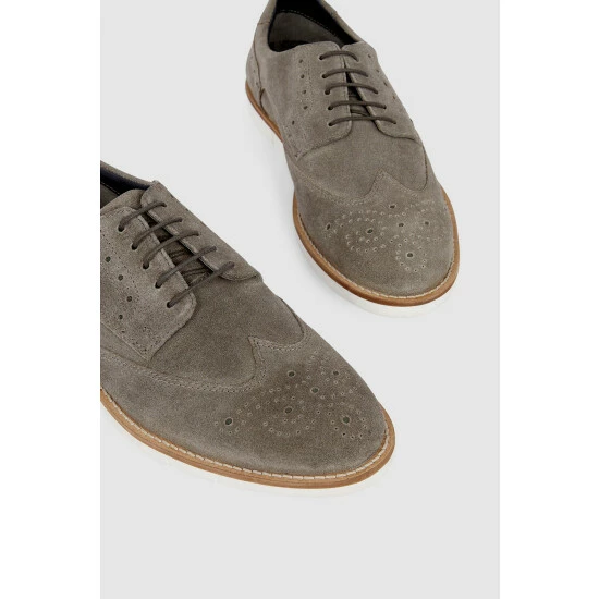 Maine Charlton Suede Hybrid Sole Brogue For Male 4 Maine Charlton Suede Hybrid Sole Brogue For Male - Image 2