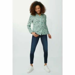 Maine Longsleeve Meadow Floral Print Shirt For Female