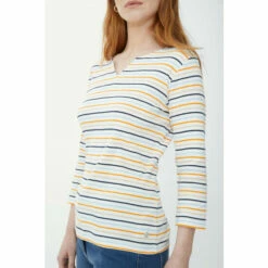 Maine Breton Stripe Notch Neck Top For Female -Maine New England Shop unnamed file 3665