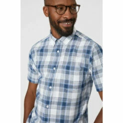 Maine Textured Check Shirt For Male -Maine New England Shop unnamed file 3680