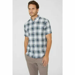 Maine Textured Check Shirt For Male -Maine New England Shop unnamed file 3684