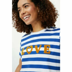 Maine Love Applique Logo Print Stripe T-shirt For Female 12 Maine Love Applique Logo Print Stripe T-shirt For Female -Maine New England Shop unnamed file 3711