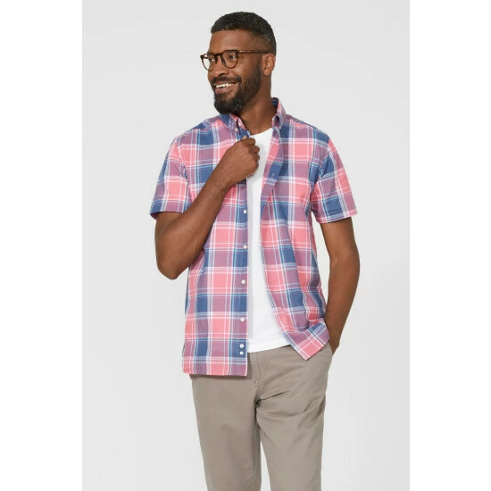 Maine Blush Check Shirt For Male 9 Maine Blush Check Shirt For Male - Image 7