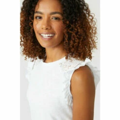 Maine Lace Trim Scoop Neck Vest For Female -Maine New England Shop unnamed file 3751