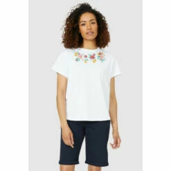Maine Relaxed Floral Embroidered Yoke T-shirt For Female 15 Maine Relaxed Floral Embroidered Yoke T-shirt For Female -Maine New England Shop unnamed file 3774