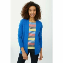 Maine Edge To Edge Stripe Stitch Ultrasoft Cardigan For Female -Maine New England Shop unnamed file 3804