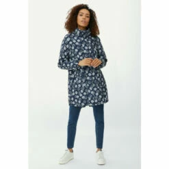 Maine Printed Fleece Lined Raincoat For Female -Maine New England Shop unnamed file 384