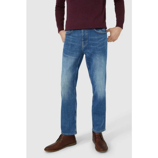 Maine Light Wash Straight Jean For Male 7 Maine Light Wash Straight Jean For Male - Image 5