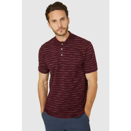 Maine Pique Space Dye Stripe Polo For Male 9 Maine Pique Space Dye Stripe Polo For Male - Image 7