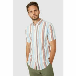 Maine Multi Vertical Stripe Shirt For Male -Maine New England Shop unnamed file 3963