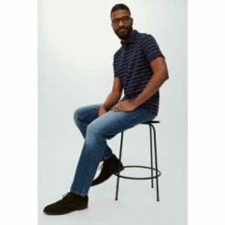 Maine Straight Stretch Mid Stone Wash For Male -Maine New England Shop unnamed file 3992