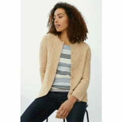 Maine Heart Cable Button Through Cardigan For Female -Maine New England Shop unnamed file 4013