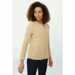 Maine Heart Cable Button Through Cardigan For Female -Maine New England Shop unnamed file 4014