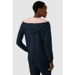 Maine Hooded Diamond Quilt Pocket Zip Thru Sweat For Female -Maine New England Shop unnamed file 4032