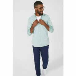 Maine Semi Plain Button Down Shirt For Male -Maine New England Shop unnamed file 4077