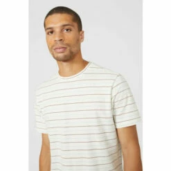Maine Dash Stripe T-shirt For Male