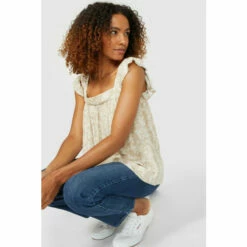 Maine Frill Sleeve Floral Print Vest Top For Female -Maine New England Shop unnamed file 4226