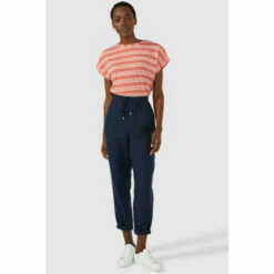 Maine Stripe Slash Neck Top For Female -Maine New England Shop unnamed file 4301