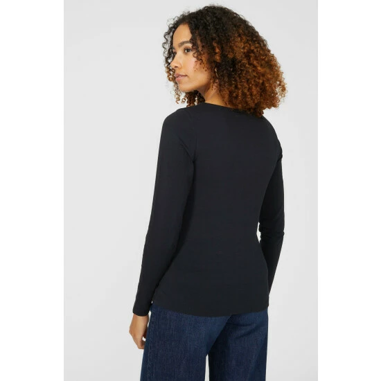 Maine Scoop Neck Cotton Stretch Top For Female 6 Maine Scoop Neck Cotton Stretch Top For Female - Image 4