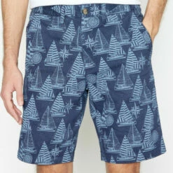 Maine Boat Print Shorts For Male -Maine New England Shop unnamed file 4387