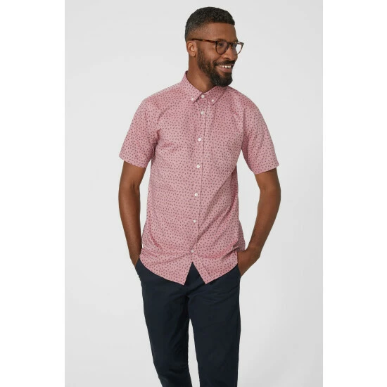 Maine Ditsy Print Shirt For Male 7 Maine Ditsy Print Shirt For Male - Image 5