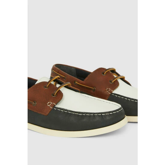 Maine Marlow Classic Leather Boat Shoe For Male 5 Maine Marlow Classic Leather Boat Shoe For Male - Image 3